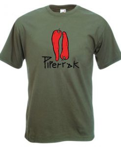 PIPERRAK - Pimiento A LA PIEDRA - Camiseta punk manga corta